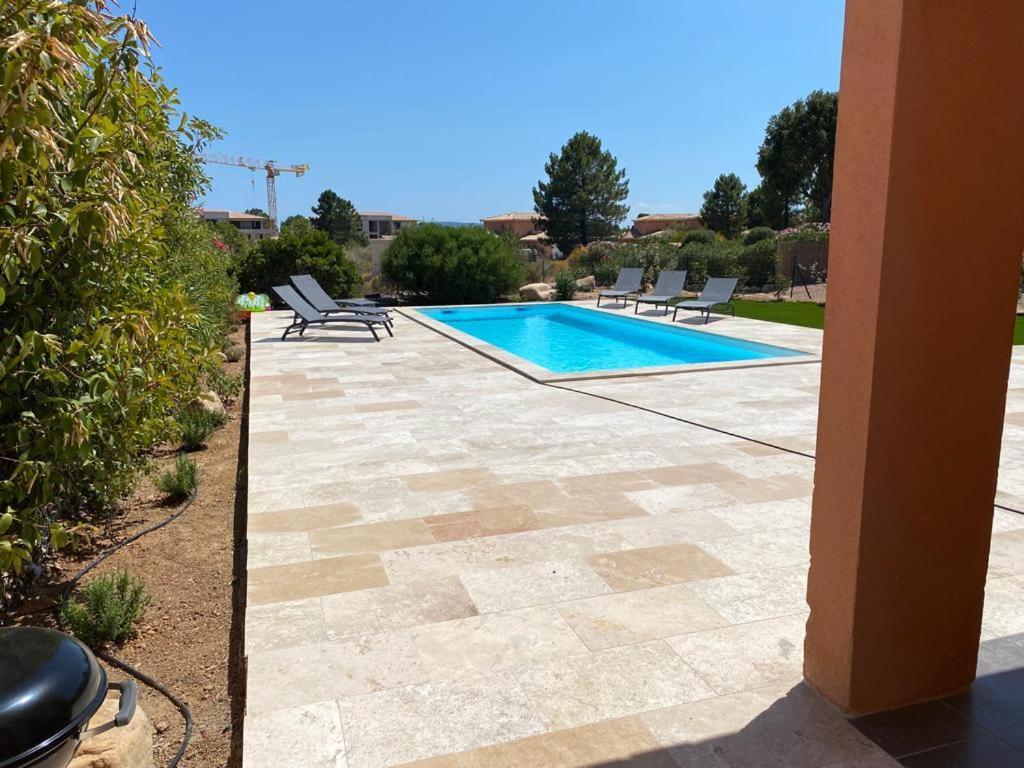Villa Chez Geraldine Piscine Chauffee, Proche Plage Et Riviere Lecci Dış mekan fotoğraf