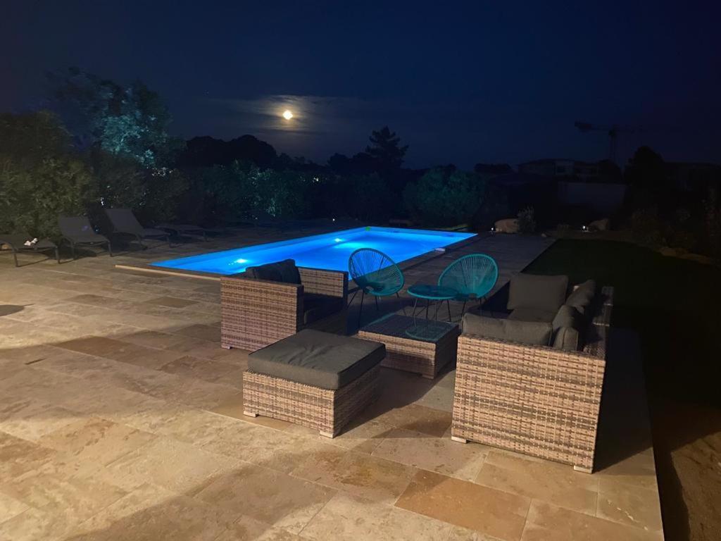 Villa Chez Geraldine Piscine Chauffee, Proche Plage Et Riviere Lecci Dış mekan fotoğraf