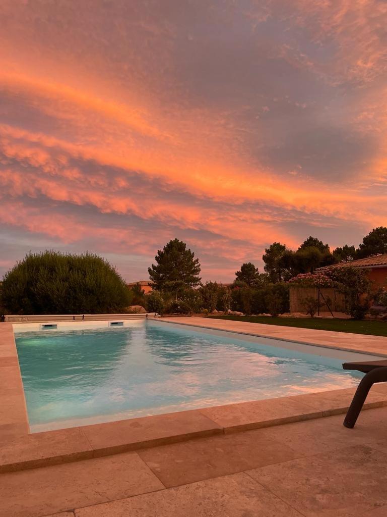 Villa Chez Geraldine Piscine Chauffee, Proche Plage Et Riviere Lecci Dış mekan fotoğraf